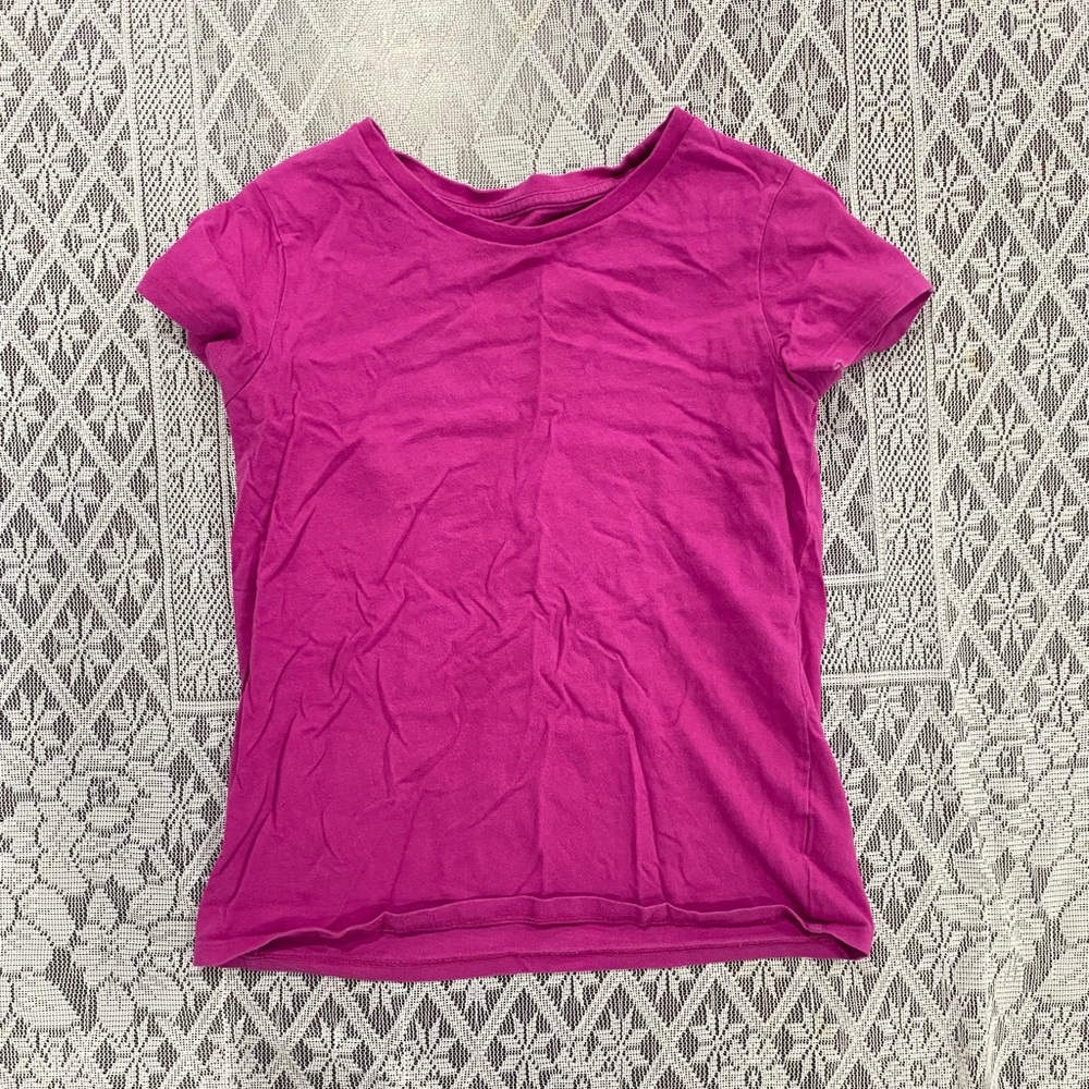 Amazon Essentials Pink Short Sleeve Tee